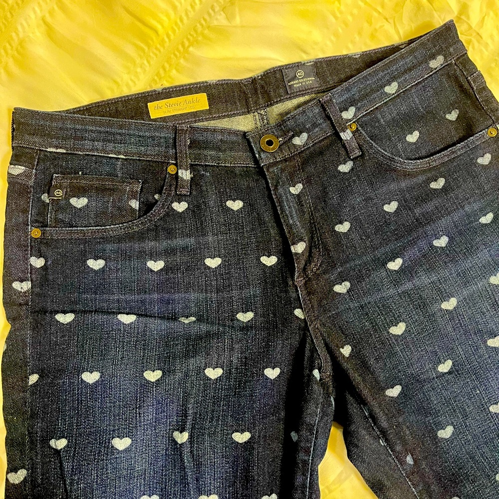 AG heart ❤️ print jeans